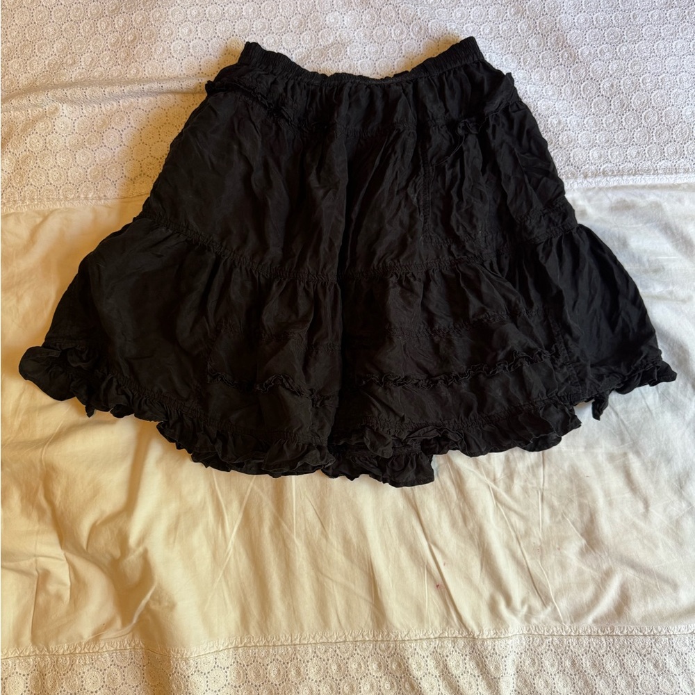 OILILY Nylon Mini Skirt Black